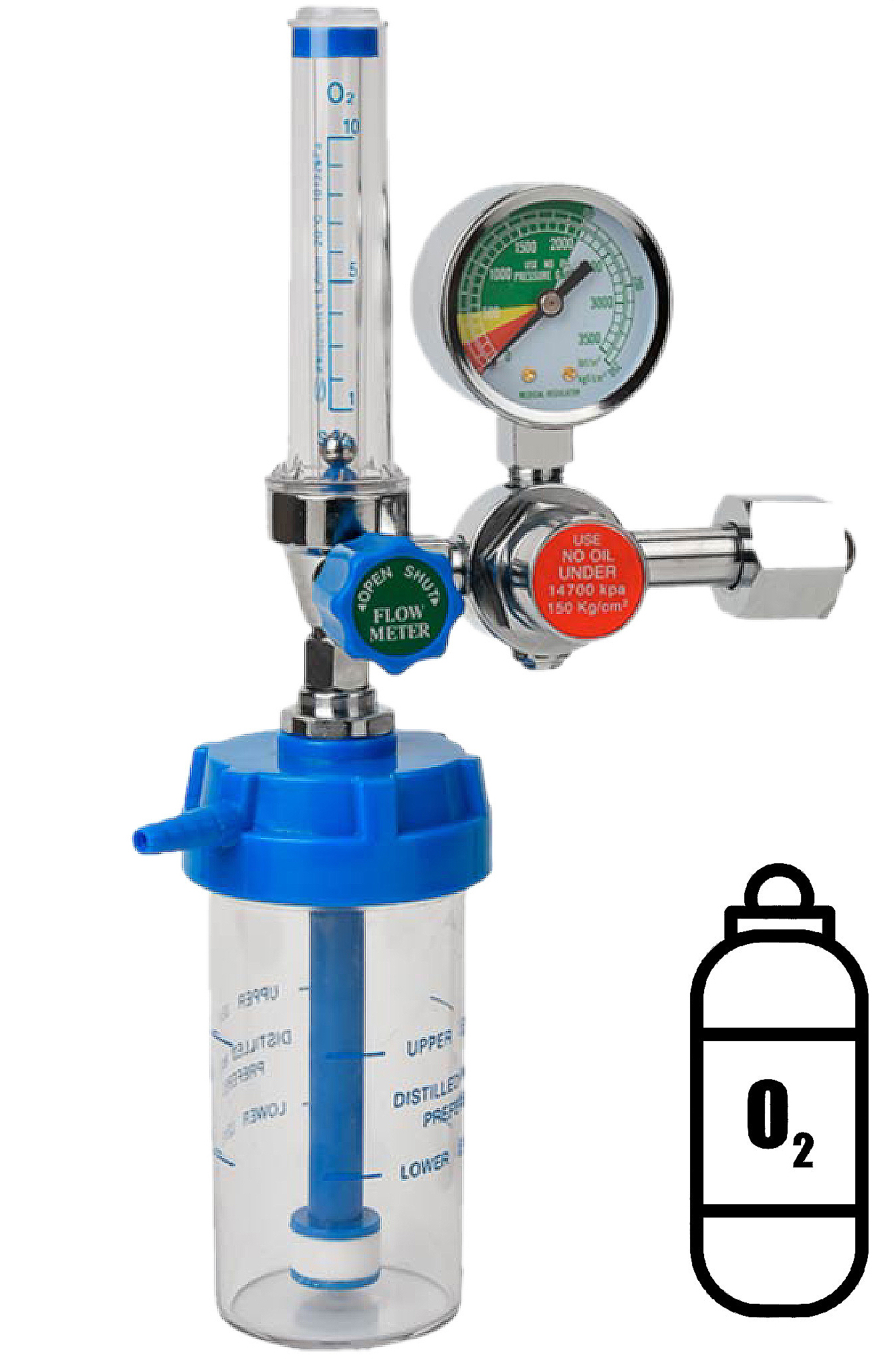Kimura oxygen gas pressure gauge